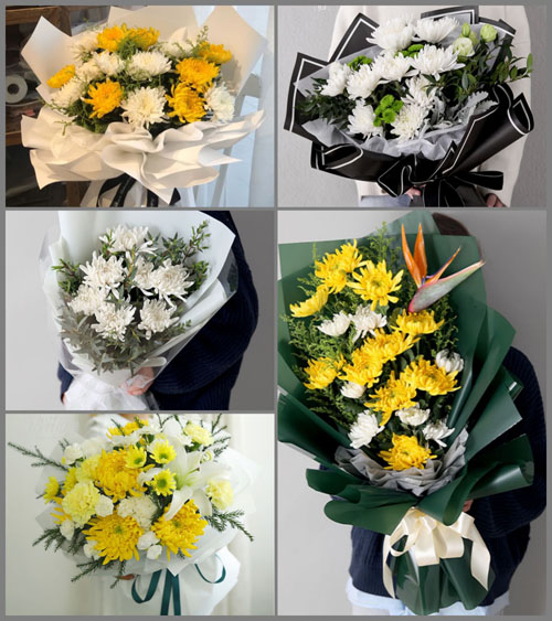 青海西宁市湟中县白事花束代送